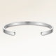 Bangle armbånd i sølv uden gravering, klar til personlig indgravering på indersiden