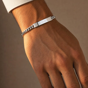 Couple Bracelets - Bar Bracelet 5mm + 8mm (Gold & Silver)